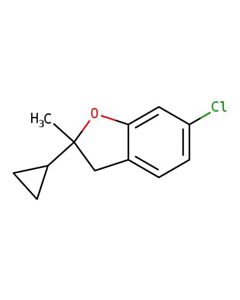 Astatech 6-CHLORO-2-CYCLOPROPYL-2-METHYL-2,3-DIHYDROBENZOFURAN; 1G; Purity 95%; MDL-MFCD31556710
